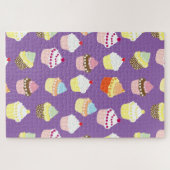 Köstlich dekorierte Geburtstagskuchen Puzzle (Horizontal)