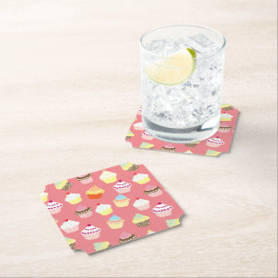 Köstlich dekorierte Geburtstagskuchen Untersetzer