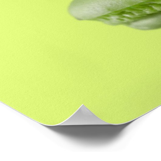 Köstlich farbenfrohe Marmorbäume Poster (Ecke)