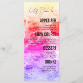 köstlich menükarte (Vorderseite)