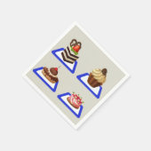 köstlich serviette (Ecke)