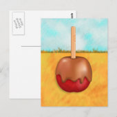 Köstliche Apple Landscape Postcard Postkarte (Vorne/Hinten)
