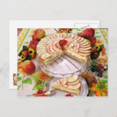 Köstliche Apple Pie Postkarte (Vorne/Hinten)