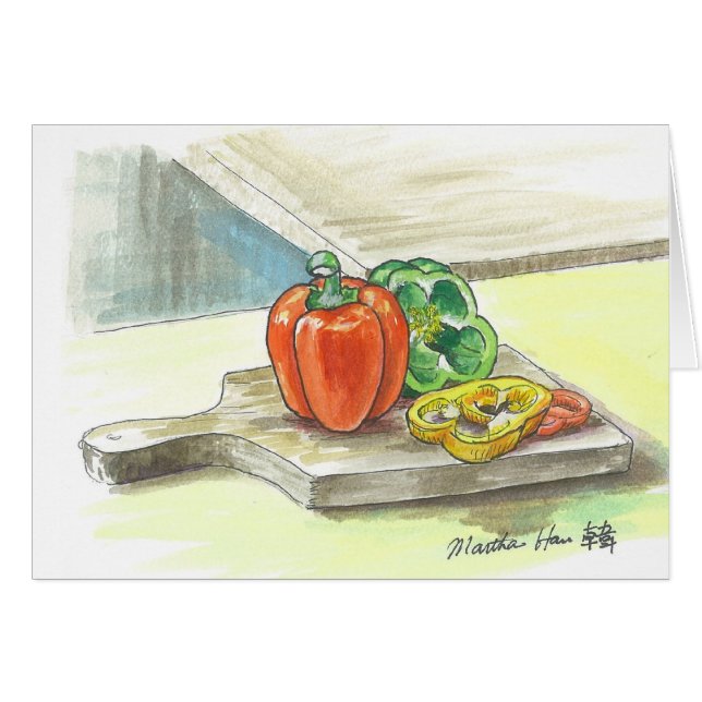 Köstliche bellpeppers (Vorderseite (Horizontal))