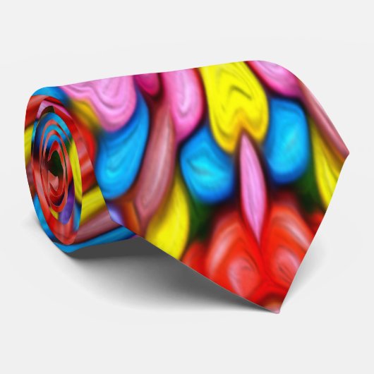 Köstliche Blume Krawatte (Gerollt)