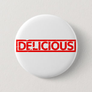 Köstliche Briefmarke Button