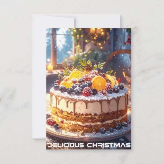 KÖSTLICHE CHRISTMAS - Moderner Stil - Karte (Vorderseite)