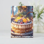 KÖSTLICHE CHRISTMAS - Moderner Stil - Karte (Stehend Vorderseite)