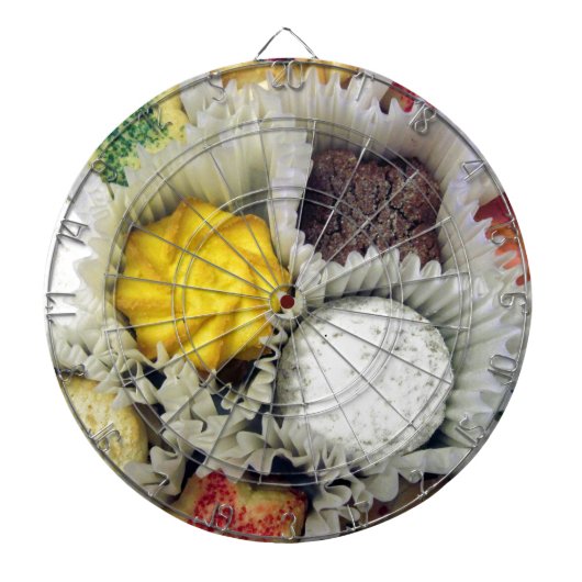 Köstliche Cookies Dartscheibe (vorne)