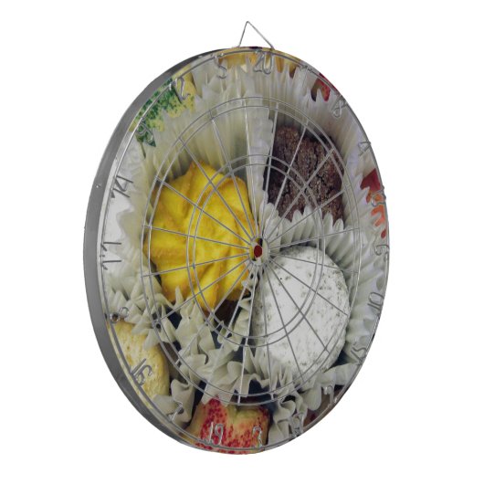 Köstliche Cookies Dartscheibe (Vorderseite Links)