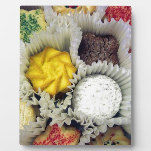 Köstliche Cookies Fotoplatte (Vorderseite)