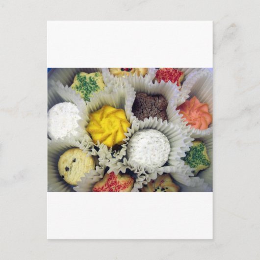 Köstliche Cookies Postkarte (Vorderseite)