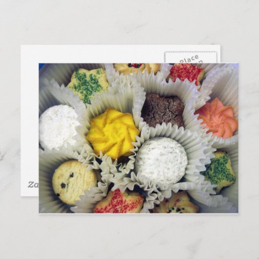 Köstliche Cookies Postkarte (Vorne/Hinten)