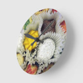 Köstliche Cookies Runde Wanduhr (Winkel)