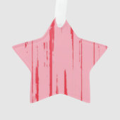 Köstliche Creme Candy Print Ornament (Rückseite)