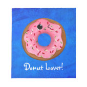 Köstliche Donuts Notizblock (Vorderseite)