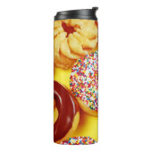 Köstliche Donuts Thermosbecher (Nach links gedreht)