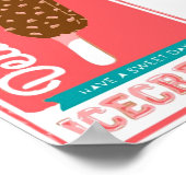 Köstliche Eiscreme Poster (Ecke)