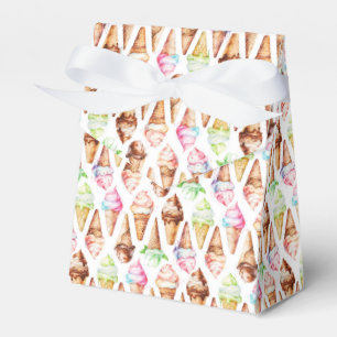 Köstliche Eiscremekonen Geschenkschachtel