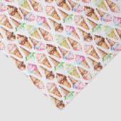 Köstliche Eiscremekonen Seidenpapier (Detail)