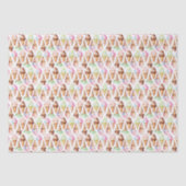 Köstliche Eiscremekonen Seidenpapier (Vorderseite)