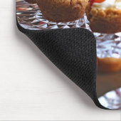 Köstliche Erdbeere Cupcakes Nachtisch Mousepad (Ecke)