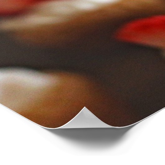 Köstliche Erdbeere Cupcakes Nachtisch Poster (Ecke)