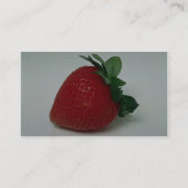 Köstliche Erdbeere Visitenkarte (Rückseite)