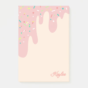 Köstliche Erdbeeren Zuckerguss Sprinklerklingt Ihr Post-it Klebezettel