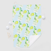 Köstliche Erfrischung Mint Lemon Limon Spritzer Golfhandtuch (Insitu)
