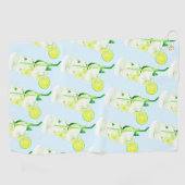 Köstliche Erfrischung Mint Lemon Limon Spritzer Golfhandtuch (Horizontal)