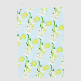 Köstliche Erfrischung Mint Lemon Limon Spritzer Golfhandtuch