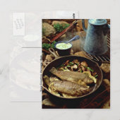 Köstliche Fischzucht Postkarte (Vorne/Hinten)