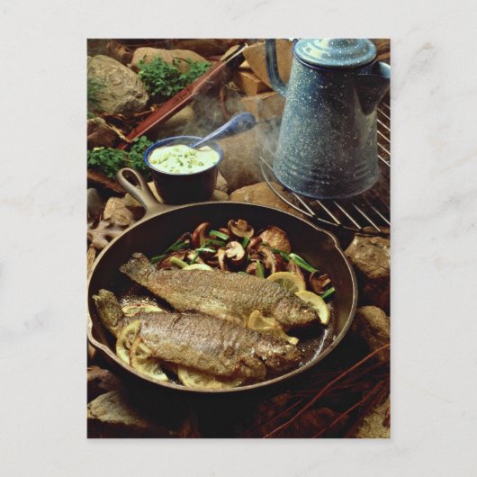 Köstliche Fischzucht Postkarte (Vorderseite)