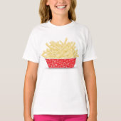 Köstliche französische Fries Retro Fast Food T-Shirt (Vorderseite)
