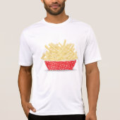 Köstliche französische Fries Retro Fast Food T-Shirt (Vorderseite)