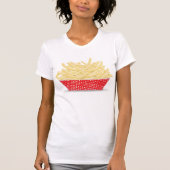 Köstliche französische Fries Retro Fast Food T-Shirt (Vorderseite)