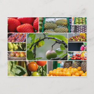 Köstliche fruchtige Gruß nicht nur für Vegetarier Postkarte