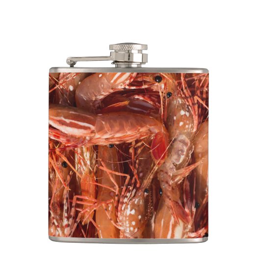 Köstliche Garnelen Flachmann (Vorderseite)