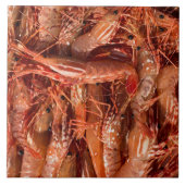 Köstliche Garnelen Fliese (Vorderseite)