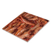 Köstliche Garnelen Fliese (Seite)