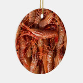 Köstliche Garnelen Keramik Ornament (Rechts)