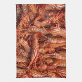 Köstliche Garnelen Küchentuch (Vertikal)