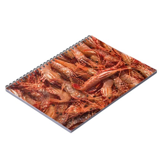 Köstliche Garnelen Notizblock (Linke Seite)