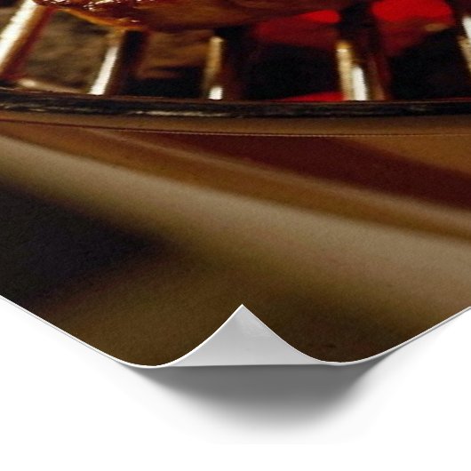 Köstliche Grillsteaks Poster (Ecke)