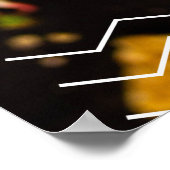 Köstliche Hotdogs Restaurant Front Large Poster (Ecke)