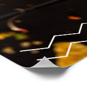 Köstliche Hotdogs Restaurant Kleine Tür anpassen Poster (Ecke)