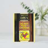 Köstliche Hühnerabende Sonnenschein Postkarte (Stehend Vorderseite)