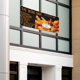 Köstliche Hühnerwings Restaurant Grosses Banner