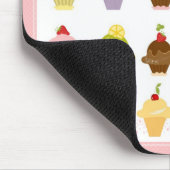 Köstliche kleine Kuchen Mousepad (Ecke)